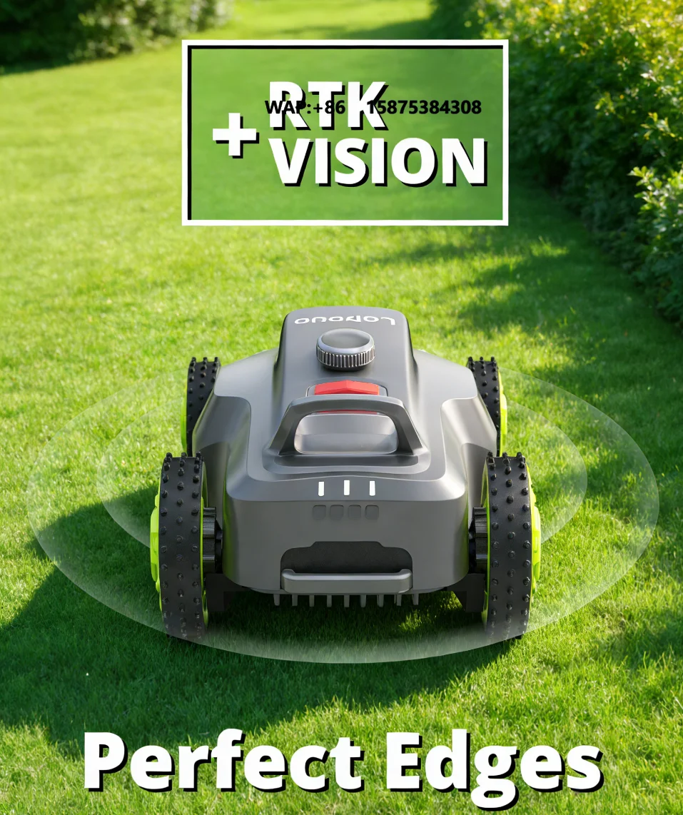 Lopkin L1600 Robot Lawn Mower Perimeter Wire Free RTK+Vision AI Assisted Mapping, Low Noise Precision Cutting, Hands-Free Living
Lopkin L1600 Robot Lawn Mower Perimeter Wire Free RTK+Vision AI Assisted Mapping, Low Noise Precision Cutting, Hands-Free Living