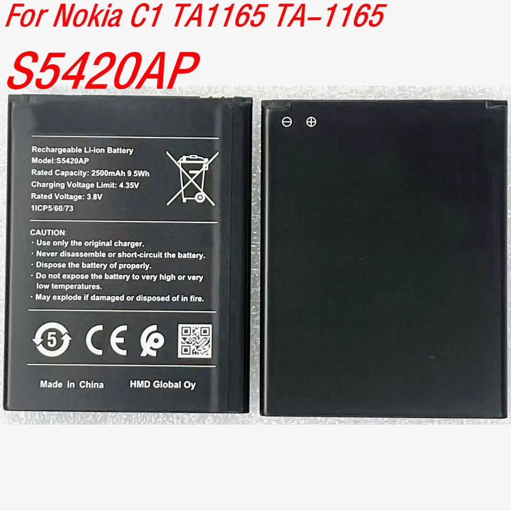 New S5420AP Replacement Battery For Nokia C1 TA1165 TA-1165 Mobile Phone
New S5420AP Replacement Battery For Nokia C1 TA1165 TA-1165 Mobile Phone