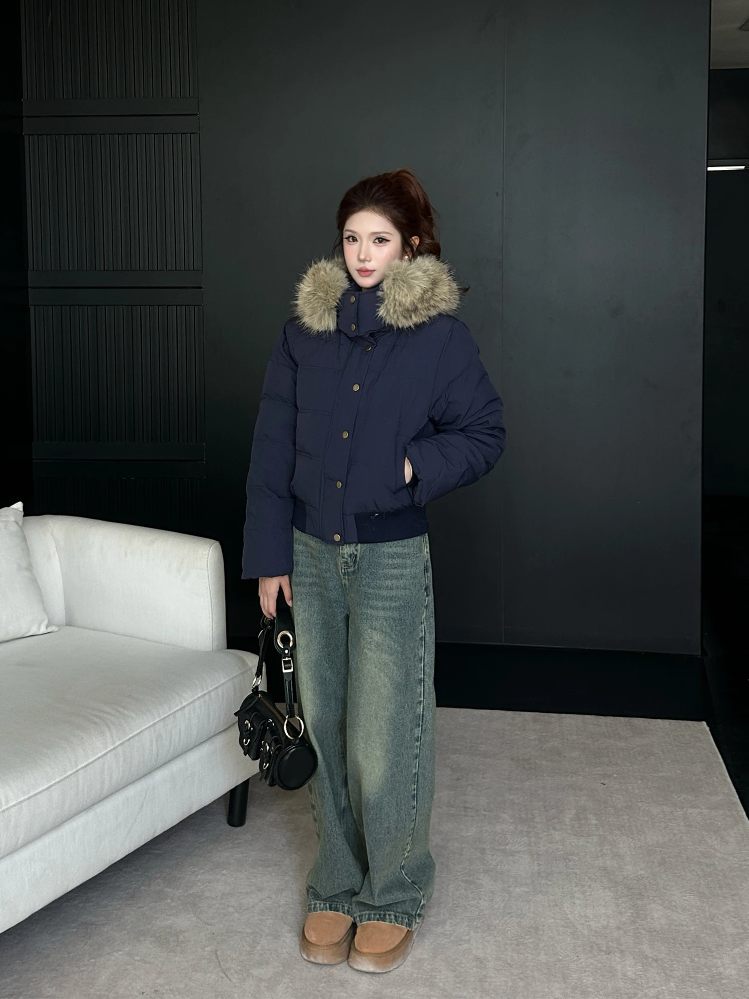 Винтажная утепленная куртка-пуховик MOXI с эффектом утяжки талии, теплым воротником-стойкой, из утолщенной зимней ткани с эффектом памяти, полиэстер
Винтажная утепленная куртка-пуховик MOXI с эффектом утяжки талии, теплым воротником-стойкой, из утолщенной зимней ткани с эффектом памяти, полиэстер