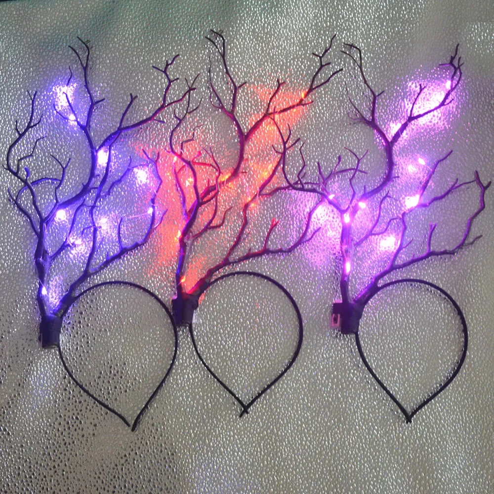 Women Girl LED Light Up Flashing Tree Branches Headband Antler Cosplay Party Hair Band Wedding Festival
Women Girl LED Light Up Flashing Tree Branches Headband Antler Cosplay Party Hair Band Wedding Festival