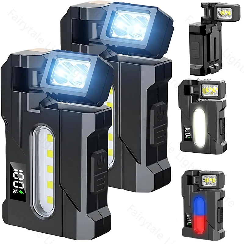 1200LM Multifunctional COB Flashlight Super Bright Powerful Pocket Torch Light COB Portable Clip on Emergency Flashlight
1200LM Multifunctional COB Flashlight Super Bright Powerful Pocket Torch Light COB Portable Clip on Emergency Flashlight