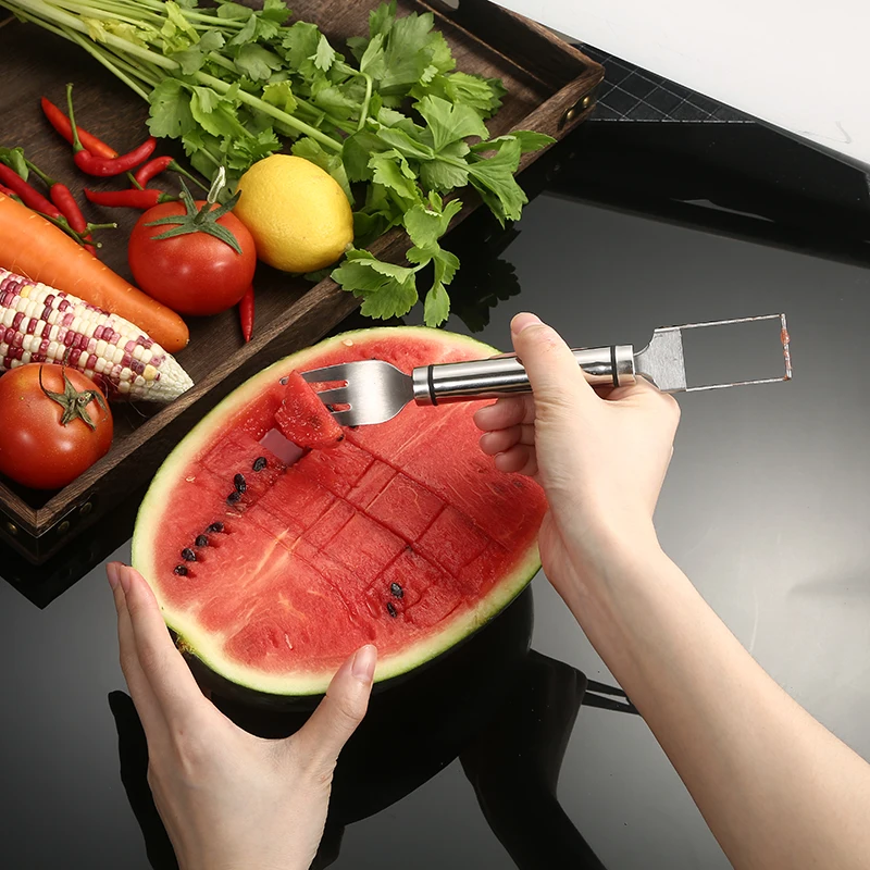Watermelon Slicer,Stainless Steel 2-in-1 Multi-Purpose Tool, Double-Ended Watermelon Slicer, Household Fruit Cutter, Fruit Scoop
Watermelon Slicer,Stainless Steel 2-in-1 Multi-Purpose Tool, Double-Ended Watermelon Slicer, Household Fruit Cutter, Fruit Scoop