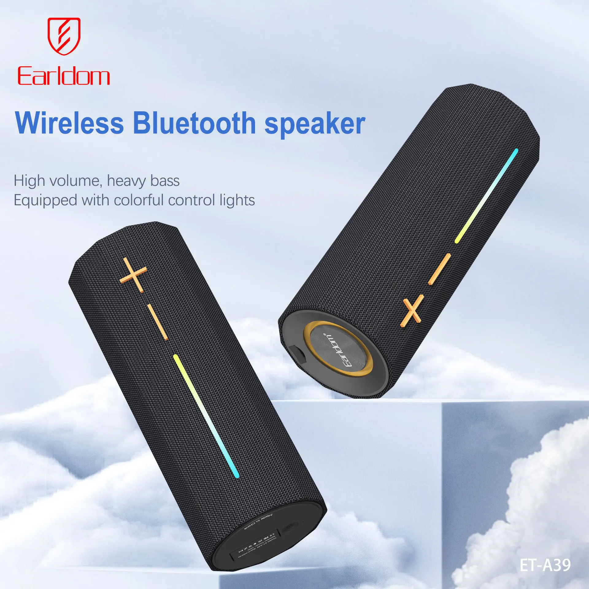 portable wireless Bluetooth speaker 3D surround sound effect stereo subwoofer outdoor camping RGB speaker supports TWS/TF
portable wireless Bluetooth speaker 3D surround sound effect stereo subwoofer outdoor camping RGB speaker supports TWS/TF