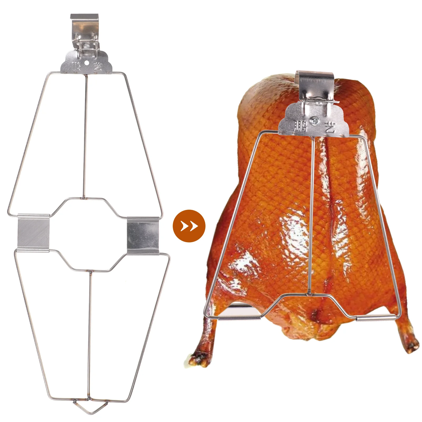 2pcs Premium Grill Clamp Multifunctional Bbq Clip Fish Chicken Roaster Oven Portable Clamp Kitchen Convenient
2pcs Premium Grill Clamp Multifunctional Bbq Clip Fish Chicken Roaster Oven Portable Clamp Kitchen Convenient