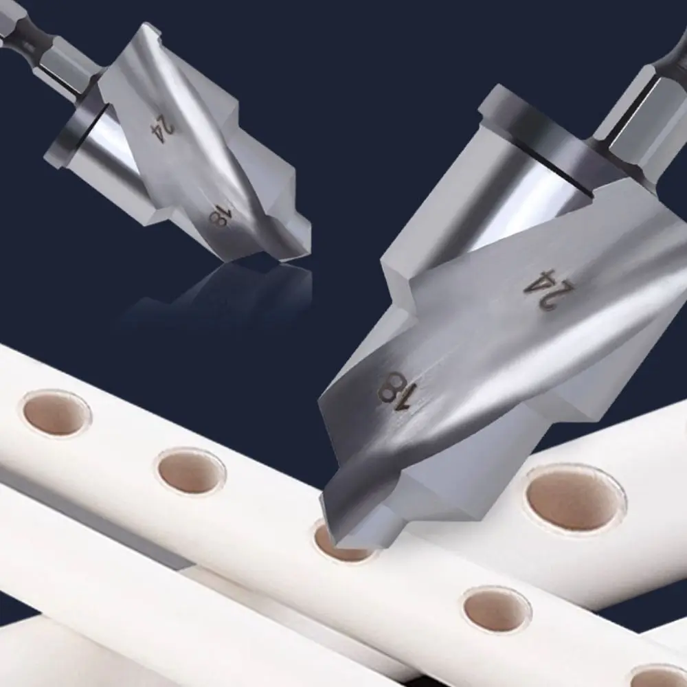 With Limiter Countersink Drill Bit Hexagon Handle Wear-resisting Water Pipe Drill Bit High Precision Steel PPR Lifting Drill Bit
With Limiter Countersink Drill Bit Hexagon Handle Wear-resisting Water Pipe Drill Bit High Precision Steel PPR Lifting Drill Bit