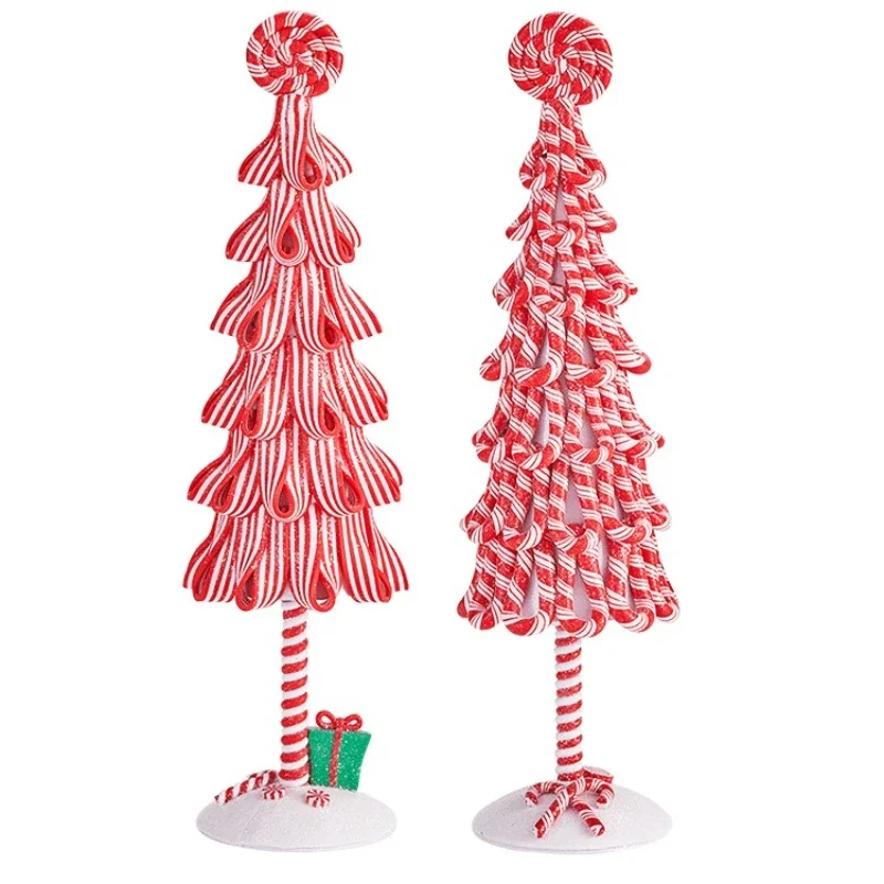 Soft pottery clay Christmas tabletop tree creative candy Christmas simulation tree scene ornament
Soft pottery clay Christmas tabletop tree creative candy Christmas simulation tree scene ornament