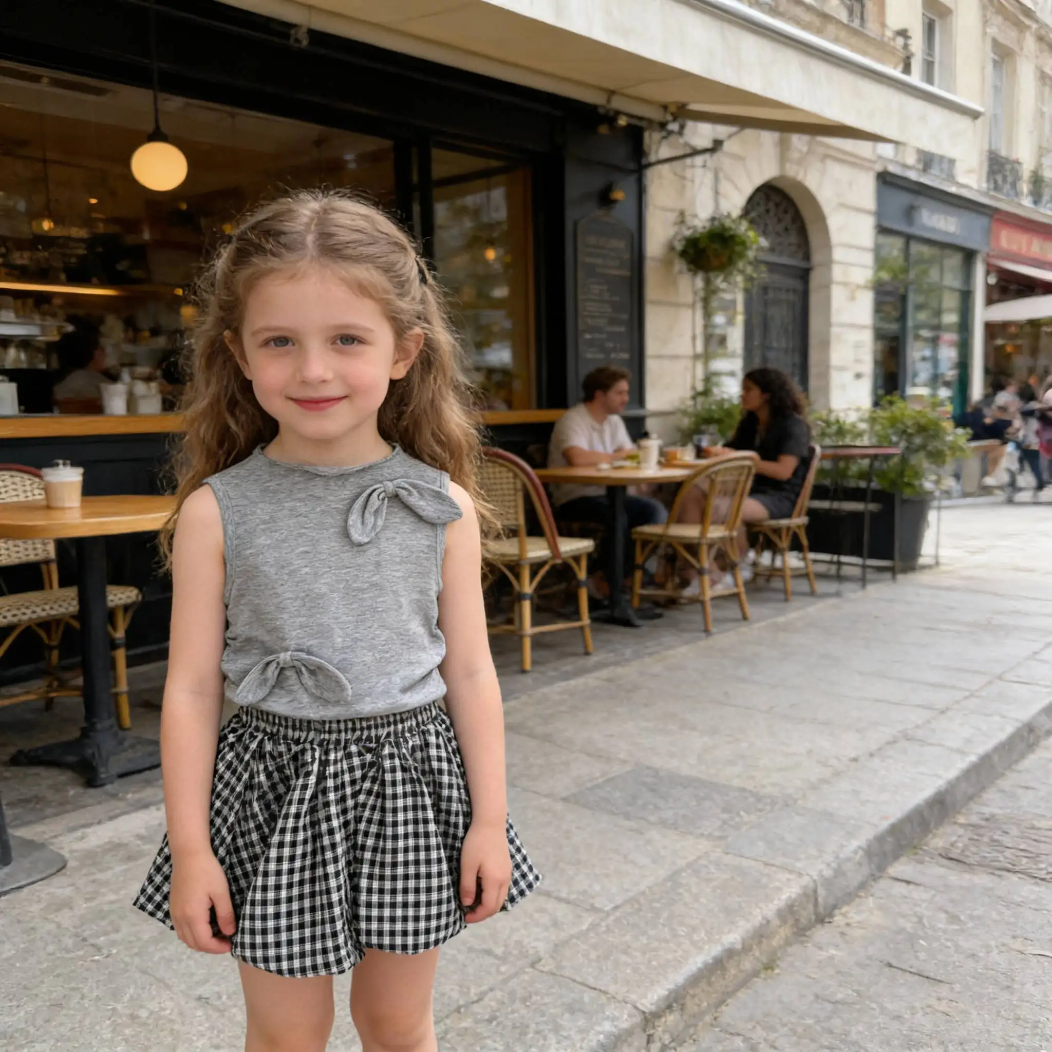 2026 Summer Outfits girls Children sleeveless Tops Girls base Short Clothes Bloomer shorts Kids Casual Wear Cute T-Shirt
2026 Summer Outfits girls Children sleeveless Tops Girls base Short Clothes Bloomer shorts Kids Casual Wear Cute T-Shirt