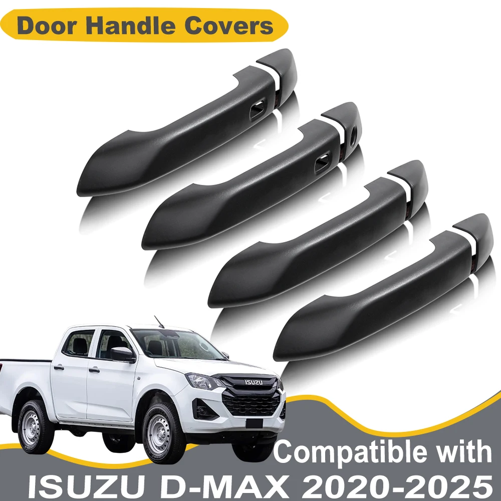 ABS Door Handle Cover For ISUZU D-MAX 2020-2025 Matte Black Handle Protectors Cover Car Styling Exterior Protection Accessories
ABS Door Handle Cover For ISUZU D-MAX 2020-2025 Matte Black Handle Protectors Cover Car Styling Exterior Protection Accessories