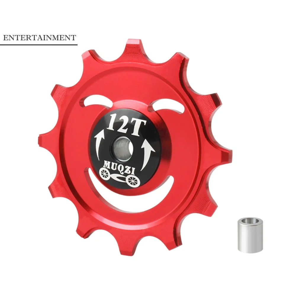12/14T Bicycle Rear Derailleur Bearing Aluminum Alloy Positive Negative Tooth Bike Rear Derailleur Pully Ultra-quiet
12/14T Bicycle Rear Derailleur Bearing Aluminum Alloy Positive Negative Tooth Bike Rear Derailleur Pully Ultra-quiet