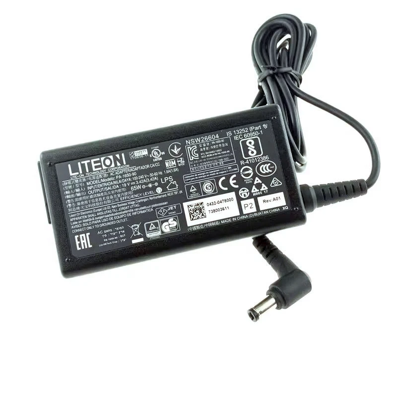 Оригинальный OEM LITEON 19 В 3,42 А 65 Вт PA-1650-90 адаптер переменного тока для мини-ПК Intel NUC NUC5i7RYH i7-5557U оригинальное зарядное устройство 5,5 мм * 2,5 мм
Оригинальный OEM LITEON 19 В 3,42 А 65 Вт PA-1650-90 адаптер переменного тока для мини-ПК Intel NUC NUC5i7RYH i7-5557U оригинальное зарядное устройство 5,5 мм * 2,5 мм