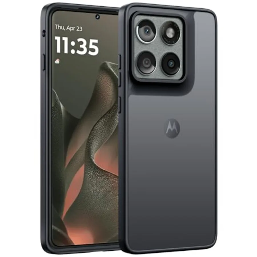 for Motorola Edge-2025 Translucent Case: Matte Textured Military Grade Drop Protection Cell Phone Cover - Slim Rugged Durable S
for Motorola Edge-2025 Translucent Case: Matte Textured Military Grade Drop Protection Cell Phone Cover - Slim Rugged Durable S
