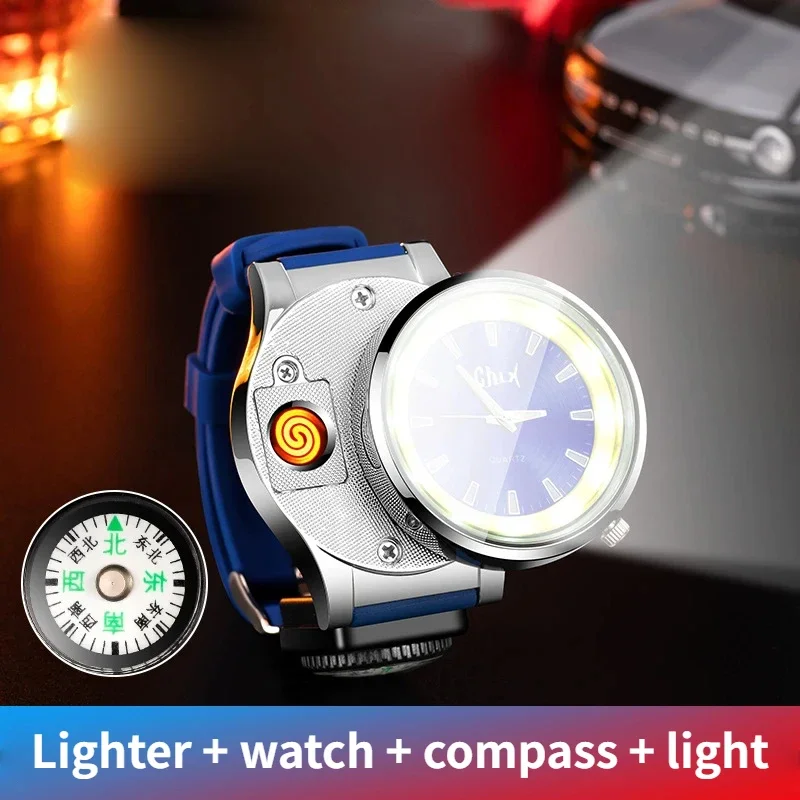 Tungsten Windproof Rechargeable Lighters Personalized Watch Compass Lighter Cigarette Lighter Lighting Smoking Accessories Gift
Tungsten Windproof Rechargeable Lighters Personalized Watch Compass Lighter Cigarette Lighter Lighting Smoking Accessories Gift