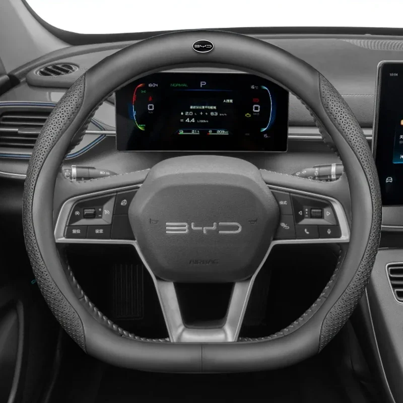 Leather Car Steering Wheel Cover For BYD Seal 2022 2023 2024 Breathable Non-slip Car-styling Auto Interior Accessories
Leather Car Steering Wheel Cover For BYD Seal 2022 2023 2024 Breathable Non-slip Car-styling Auto Interior Accessories