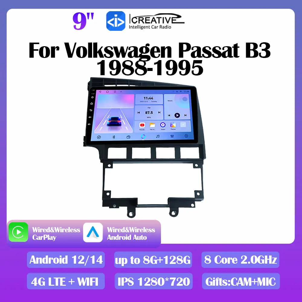 Android 14 Car Radio For Volkswagen Passat B3 1988-1995 Autoraido Stereo Navigation GPS Multimedia Video Player Carplay DVD HU
Android 14 Car Radio For Volkswagen Passat B3 1988-1995 Autoraido Stereo Navigation GPS Multimedia Video Player Carplay DVD HU