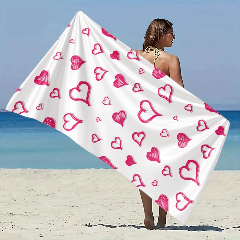 Pink Heart Beach Towel Disney Cartoon Ultra Fine Fiber Lightweight & Quick - Dry for Beach Fun, Travel & Swimming Easy To Store
Pink Heart Beach Towel Disney Cartoon Ultra Fine Fiber Lightweight & Quick - Dry for Beach Fun, Travel & Swimming Easy To Store