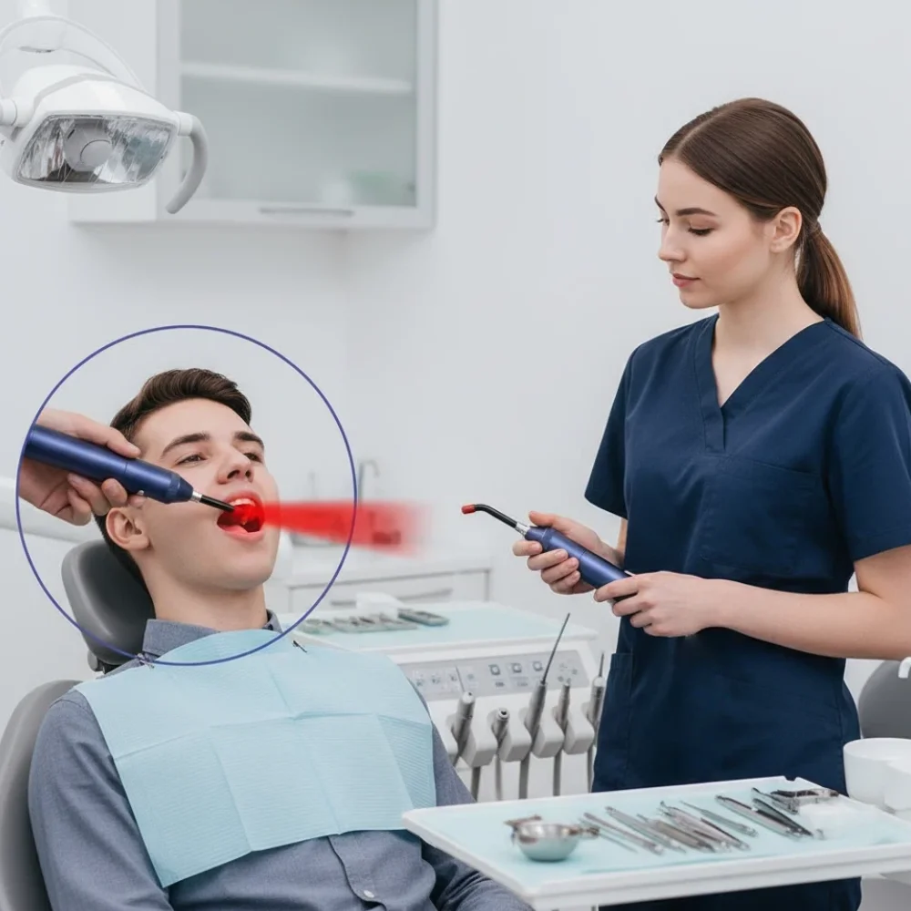 Oral Canker Sore Relief Laser, Home Use Red Light Physiotherapy Device Anti-Inflammatory Analgesic
Oral Canker Sore Relief Laser, Home Use Red Light Physiotherapy Device Anti-Inflammatory Analgesic