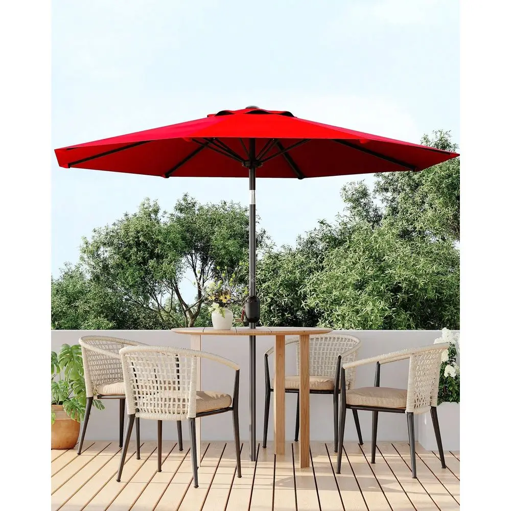 Heavy Duty Patio Umbrella, 8Rib Steel Frame With Crank Tilt, UV Protection Sunshade With Fade Resistant Waterproof Polyster Can
Heavy Duty Patio Umbrella, 8Rib Steel Frame With Crank Tilt, UV Protection Sunshade With Fade Resistant Waterproof Polyster Can
