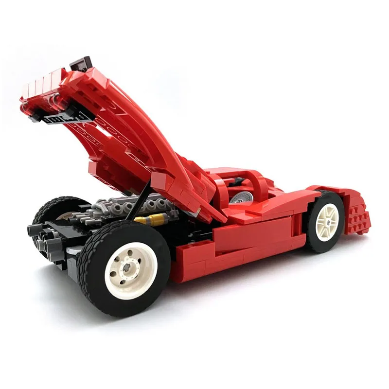 MOC-207096 Red New Sports Supercar Racing Building Block Model 601 Parts Boys Children's Birthday Building Block Toy Gift
MOC-207096 Red New Sports Supercar Racing Building Block Model 601 Parts Boys Children's Birthday Building Block Toy Gift