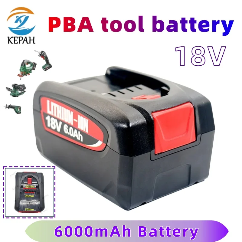 Suitable for Bosch 18V 6.0AH Lithium ion Replacement Tool Battery PBA PST PSB PSR Home Garden Tool AL1810CV AL1815CV
Suitable for Bosch 18V 6.0AH Lithium ion Replacement Tool Battery PBA PST PSB PSR Home Garden Tool AL1810CV AL1815CV