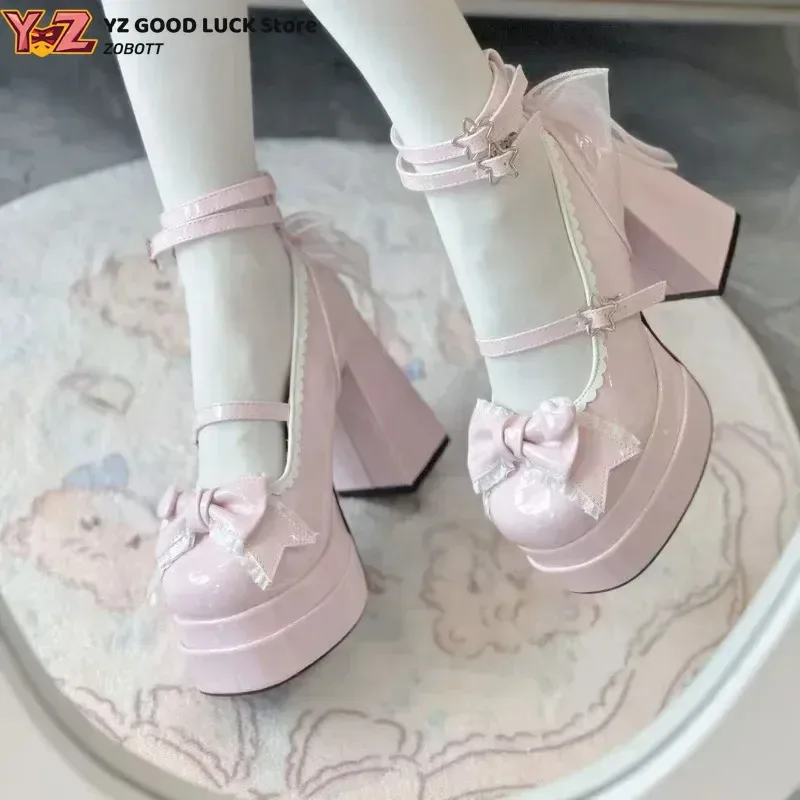 Candy 2025Ночные клубные женские туфли-лодочки в стиле Лолиты, модные туфли на высоком каблуке на мелком каблуке, весна-осень 2025 г., женская уличная обувь для стриптиза
Candy 2025Ночные клубные женские туфли-лодочки в стиле Лолиты, модные туфли на высоком каблуке на мелком каблуке, весна-осень 2025 г., женская уличная обувь для стриптиза