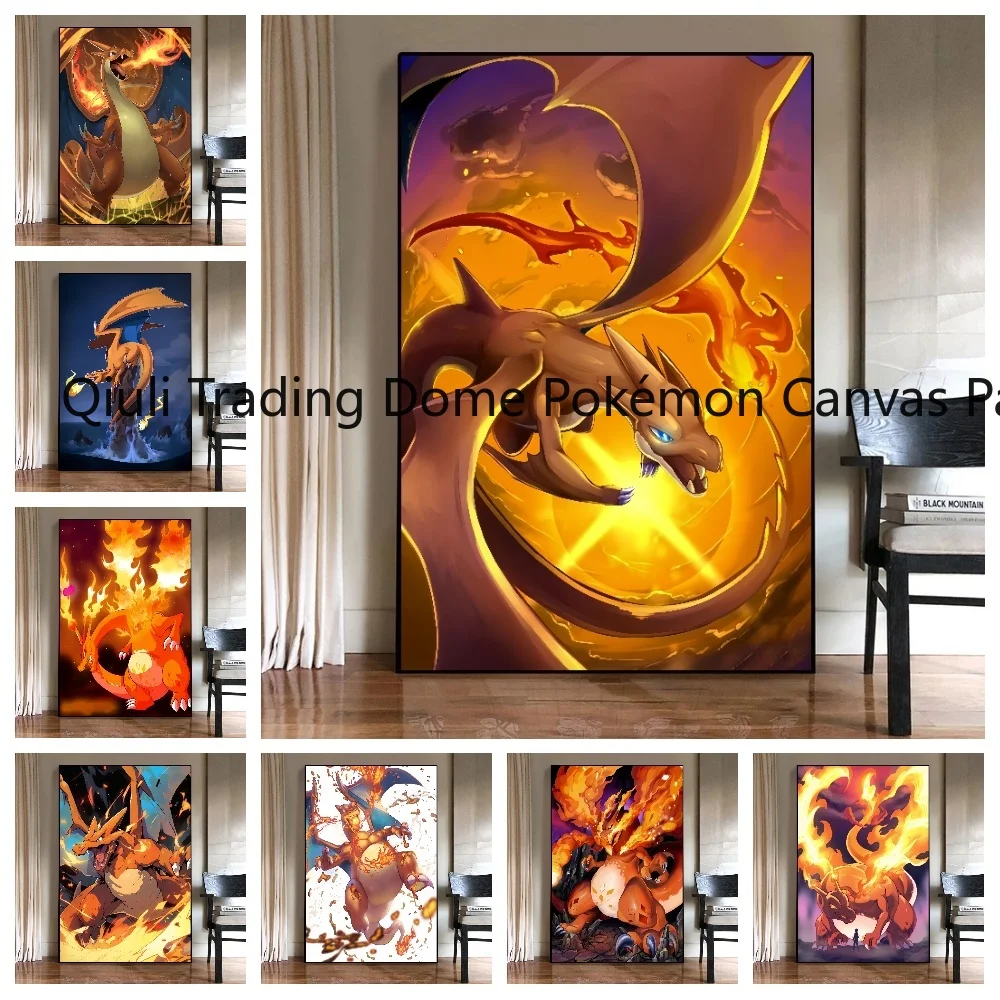 Japanese Anime Peripheral Pokemon Poster Decor Pikachu Charizard Canvas PaintingModern Room Decorate Picture Wall Art Gifts
Japanese Anime Peripheral Pokemon Poster Decor Pikachu Charizard Canvas PaintingModern Room Decorate Picture Wall Art Gifts