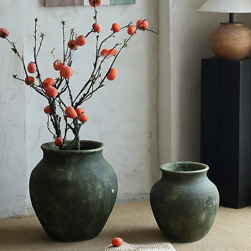Retro versatile pottery pot cement flower living room balcony green plant shopping mall hotel planting pot space design
Retro versatile pottery pot cement flower living room balcony green plant shopping mall hotel planting pot space design
