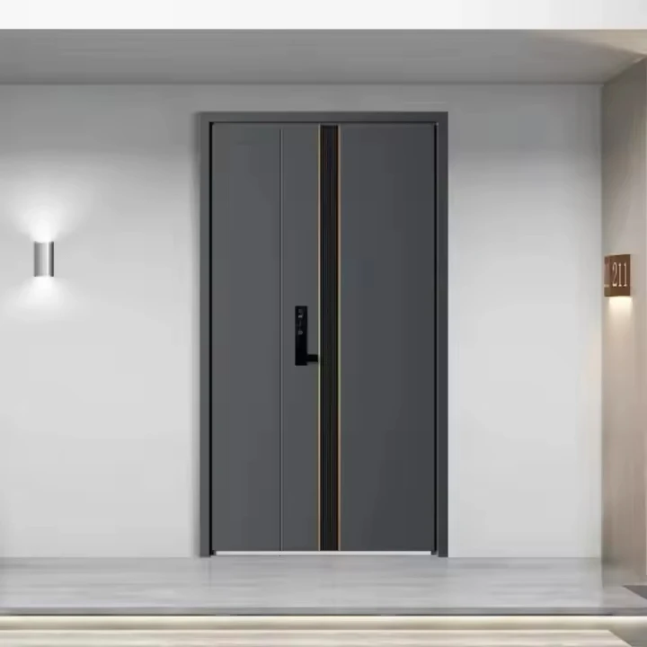 High Quality Exterior Entrance Front Main Entry Door Made Stainless Steel Apartments
High Quality Exterior Entrance Front Main Entry Door Made Stainless Steel Apartments