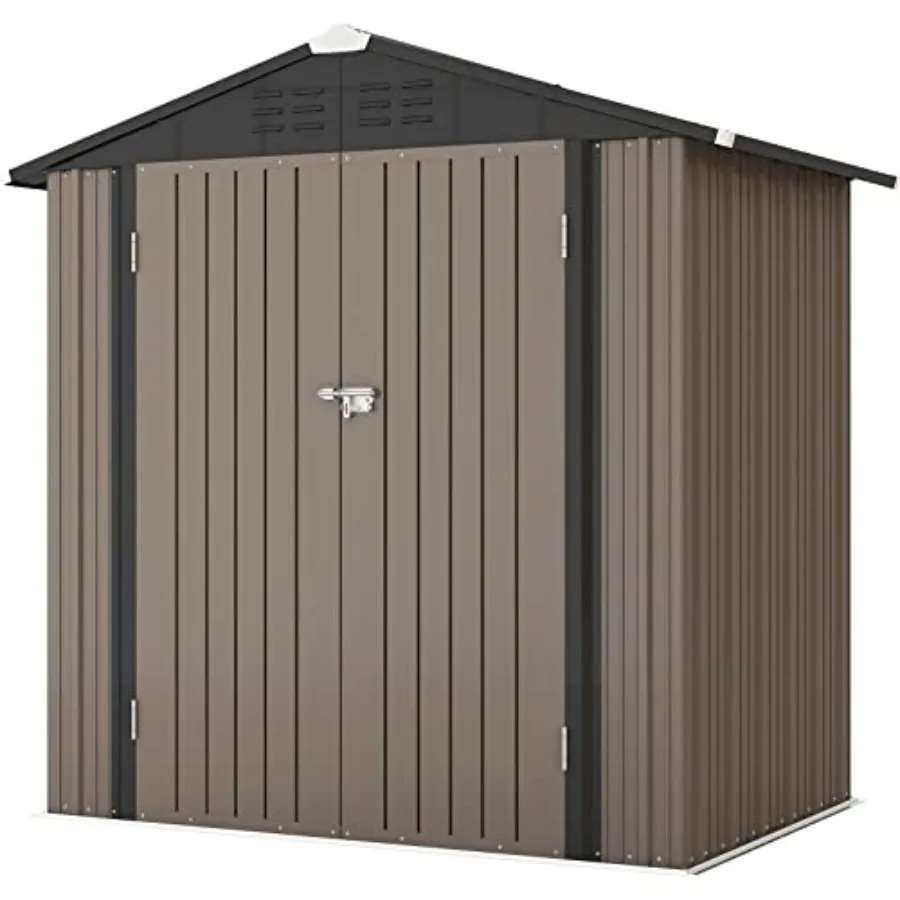 6x4 FT Outdoor Storage Shed Garden Tool Storage Shed with Sloping Roof and Double Lockable Door Outdoor Shed for Garden Backyar
6x4 FT Outdoor Storage Shed Garden Tool Storage Shed with Sloping Roof and Double Lockable Door Outdoor Shed for Garden Backyar