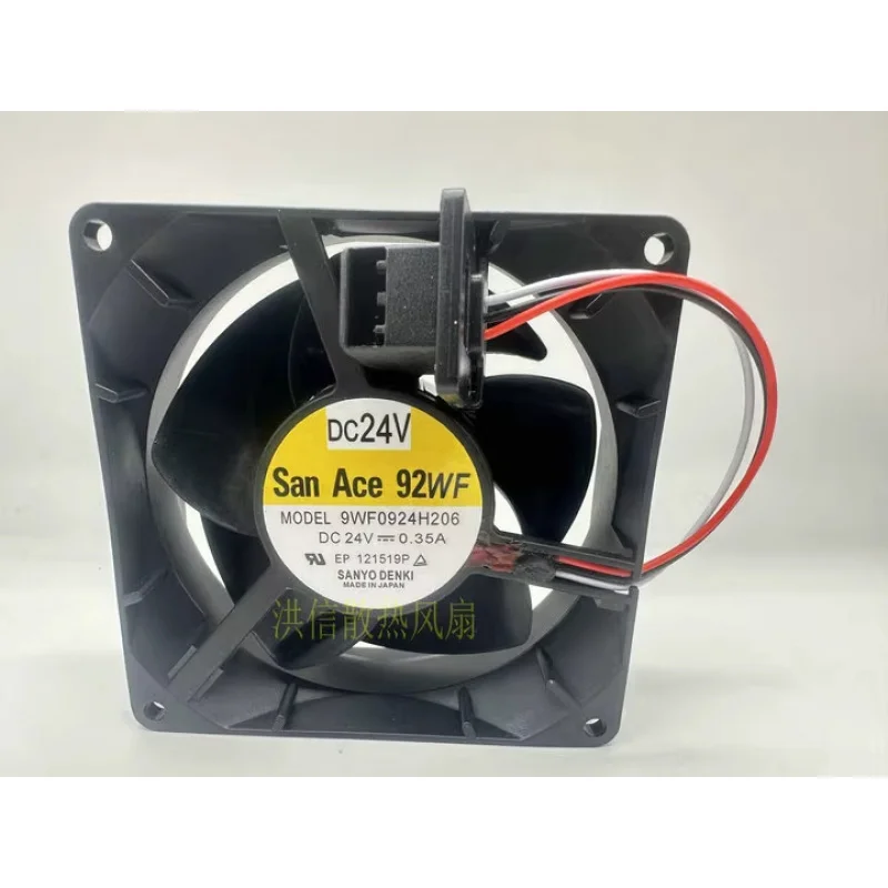 HTS...1 piece Sanyo 9WF0924H206 DC24V 0.35A 3-wire fan suitable for Fanuc system 92*32mm
HTS...1 piece Sanyo 9WF0924H206 DC24V 0.35A 3-wire fan suitable for Fanuc system 92*32mm