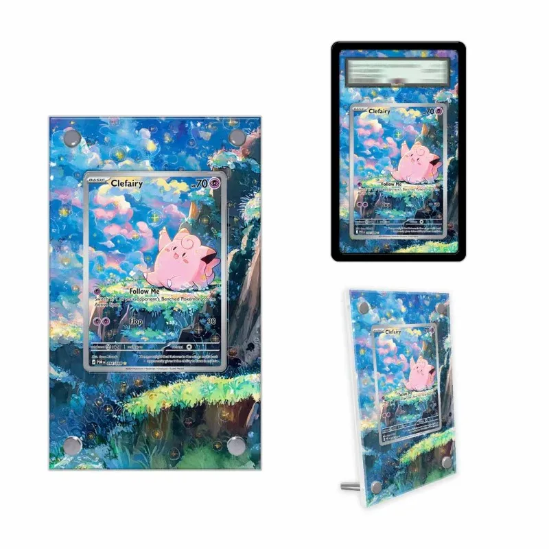 Art Display for Clefairy Cards PTCG Anime Game Collection Expand Gift Self Made Acrylic Protective Case Keychain Toy
Art Display for Clefairy Cards PTCG Anime Game Collection Expand Gift Self Made Acrylic Protective Case Keychain Toy