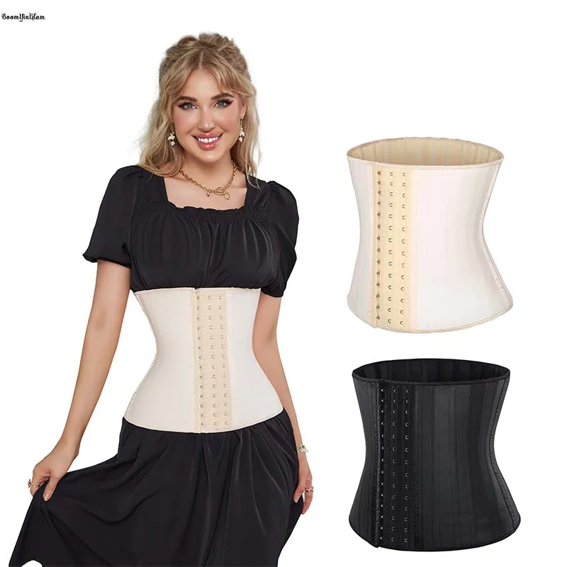 Cream Black Women's Waist Training Corsets Fajas Colombianas Modeling Belt 25 Robs Latex Corset For Weight Loss
Cream Black Women's Waist Training Corsets Fajas Colombianas Modeling Belt 25 Robs Latex Corset For Weight Loss