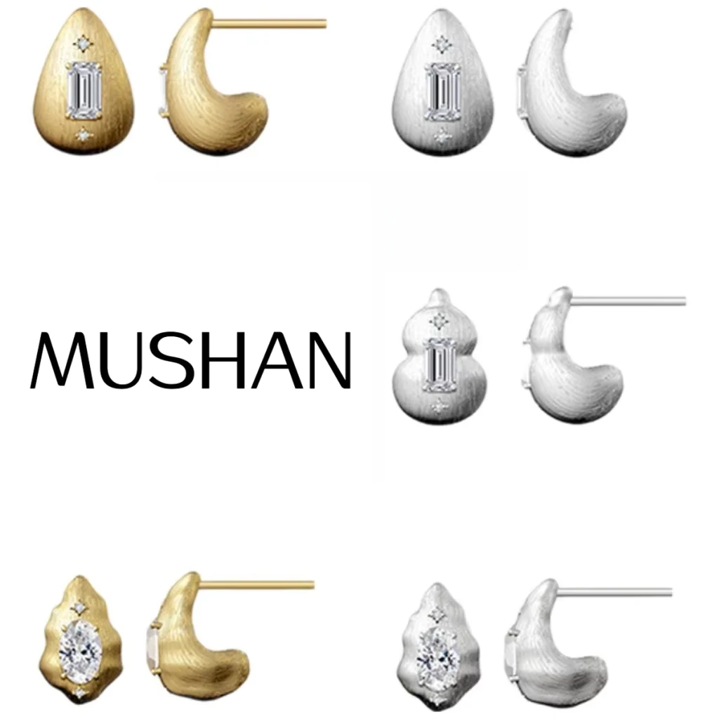MUSHAN Custom Jewelry 925 Sterling Silver Earring Moissanite D Color VVS1 Fine Love Bride Exquisite Earrings Diamond Accessories
MUSHAN Custom Jewelry 925 Sterling Silver Earring Moissanite D Color VVS1 Fine Love Bride Exquisite Earrings Diamond Accessories