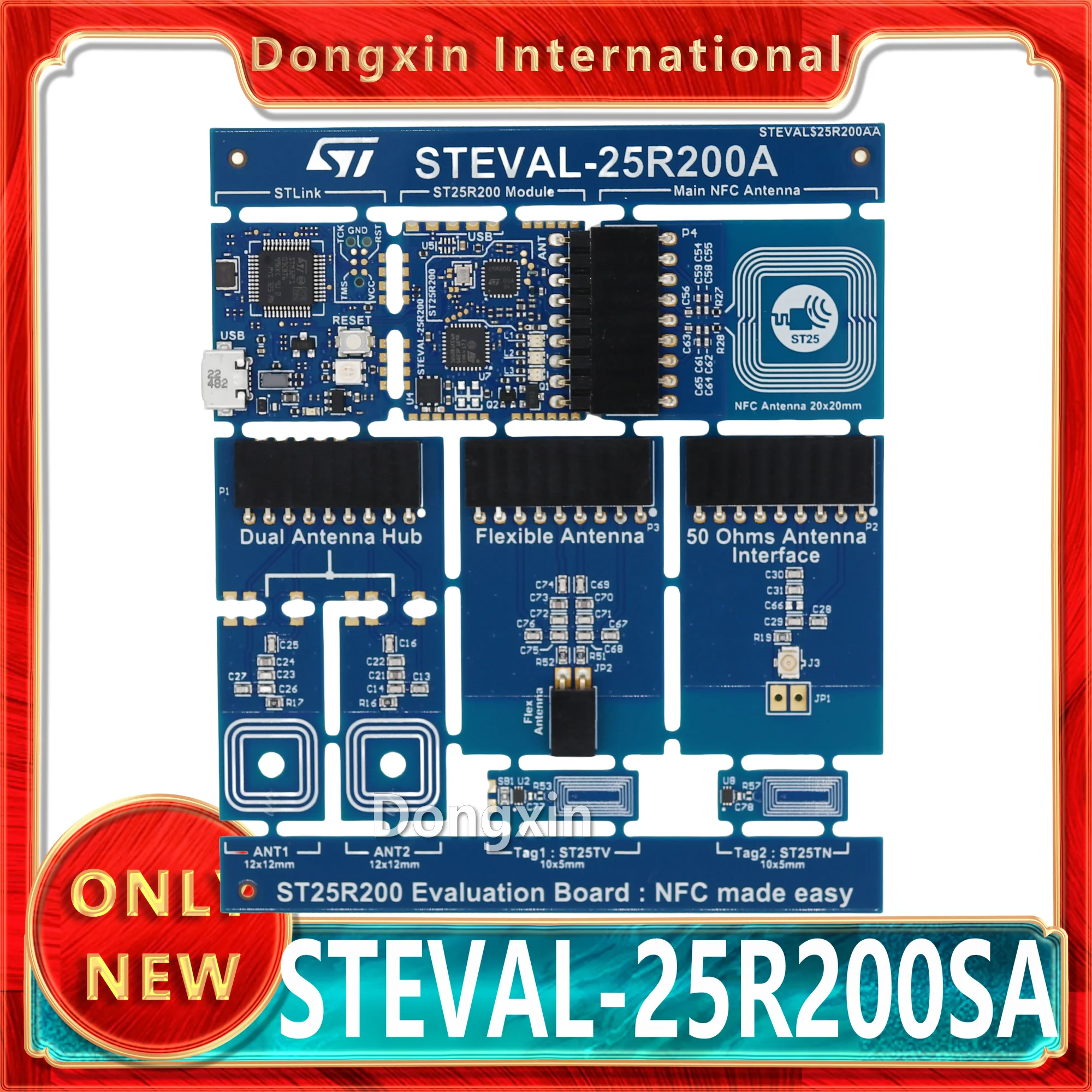 STEVAL-25R200SA ST оригинальный комплект Discovery для высокопроизводительного устройства NFC ST25R200
STEVAL-25R200SA ST оригинальный комплект Discovery для высокопроизводительного устройства NFC ST25R200