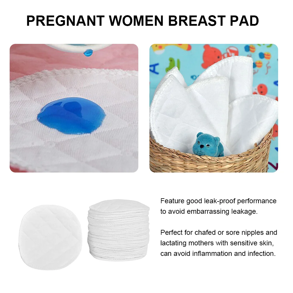 16Pcs Washable Cotton Breastfeeding Nursing Pads Leakproof Soft Comfortable Breast Pad for Lactating Mothers Nursing Supplies
16Pcs Washable Cotton Breastfeeding Nursing Pads Leakproof Soft Comfortable Breast Pad for Lactating Mothers Nursing Supplies