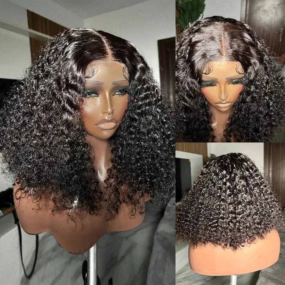 Double Drawn Curly Bob Wig Human Hair 250 Density 13x4 Lace Frontal Bob Wig Pre Plucked Deep Curly Short Bob Wigs for Woman
Double Drawn Curly Bob Wig Human Hair 250 Density 13x4 Lace Frontal Bob Wig Pre Plucked Deep Curly Short Bob Wigs for Woman
