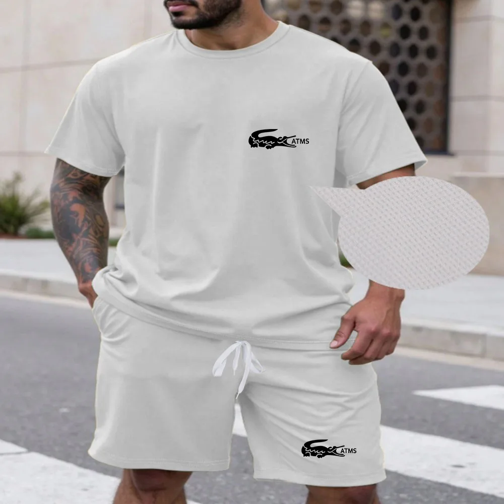Men's Tracksuit T-shirts and Sports Shorts Urban Casual Fashion Short Sleeve Outfits Male Summer Home Outdoor Comfort Tees Set
Men's Tracksuit T-shirts and Sports Shorts Urban Casual Fashion Short Sleeve Outfits Male Summer Home Outdoor Comfort Tees Set