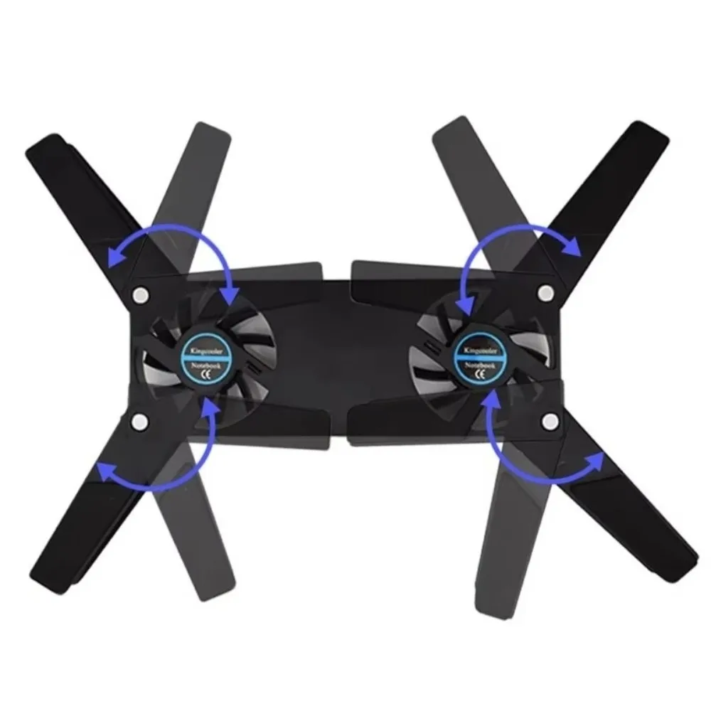 High Quality Portable Laptop Cooler Foldable with Double Fans USB Powered Cooler Silent Computer Cooler for 7-15 inch Laptop
High Quality Portable Laptop Cooler Foldable with Double Fans USB Powered Cooler Silent Computer Cooler for 7-15 inch Laptop