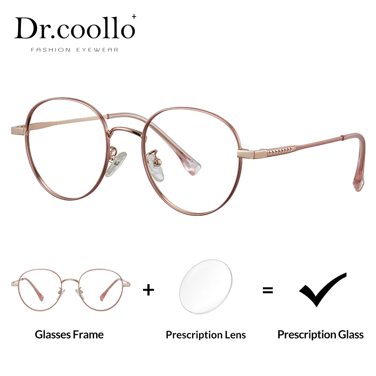 Drcoollo Hight Quality Metal Round CR39 Reading Glasses Photochromic Blue Light Progressive Prescription Glasses for Women
Drcoollo Hight Quality Metal Round CR39 Reading Glasses Photochromic Blue Light Progressive Prescription Glasses for Women