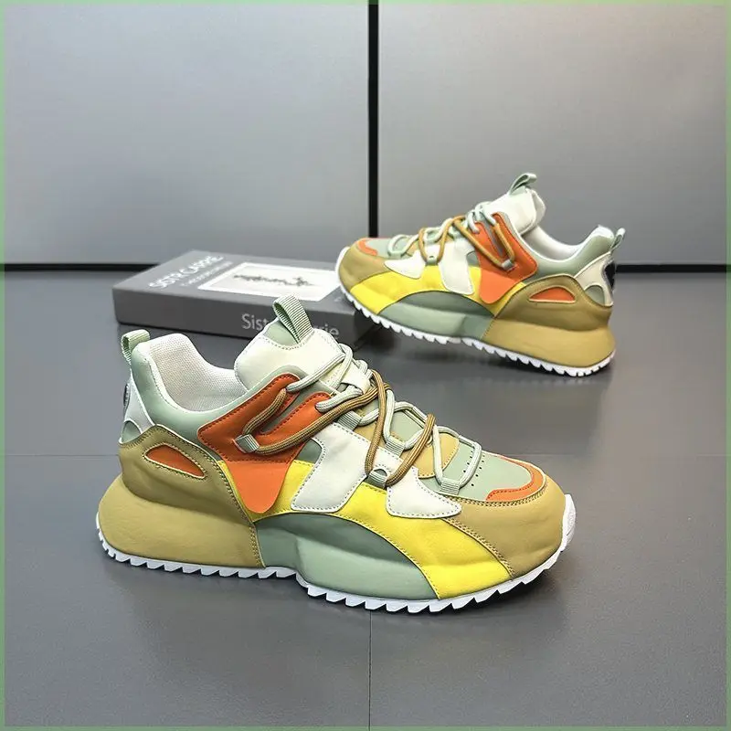 New Running Shoes Men Luxury Sneakers Breathable Casual Fashion Sports Shoes for Men Chunky Low Top Males Sole Sneakers
New Running Shoes Men Luxury Sneakers Breathable Casual Fashion Sports Shoes for Men Chunky Low Top Males Sole Sneakers