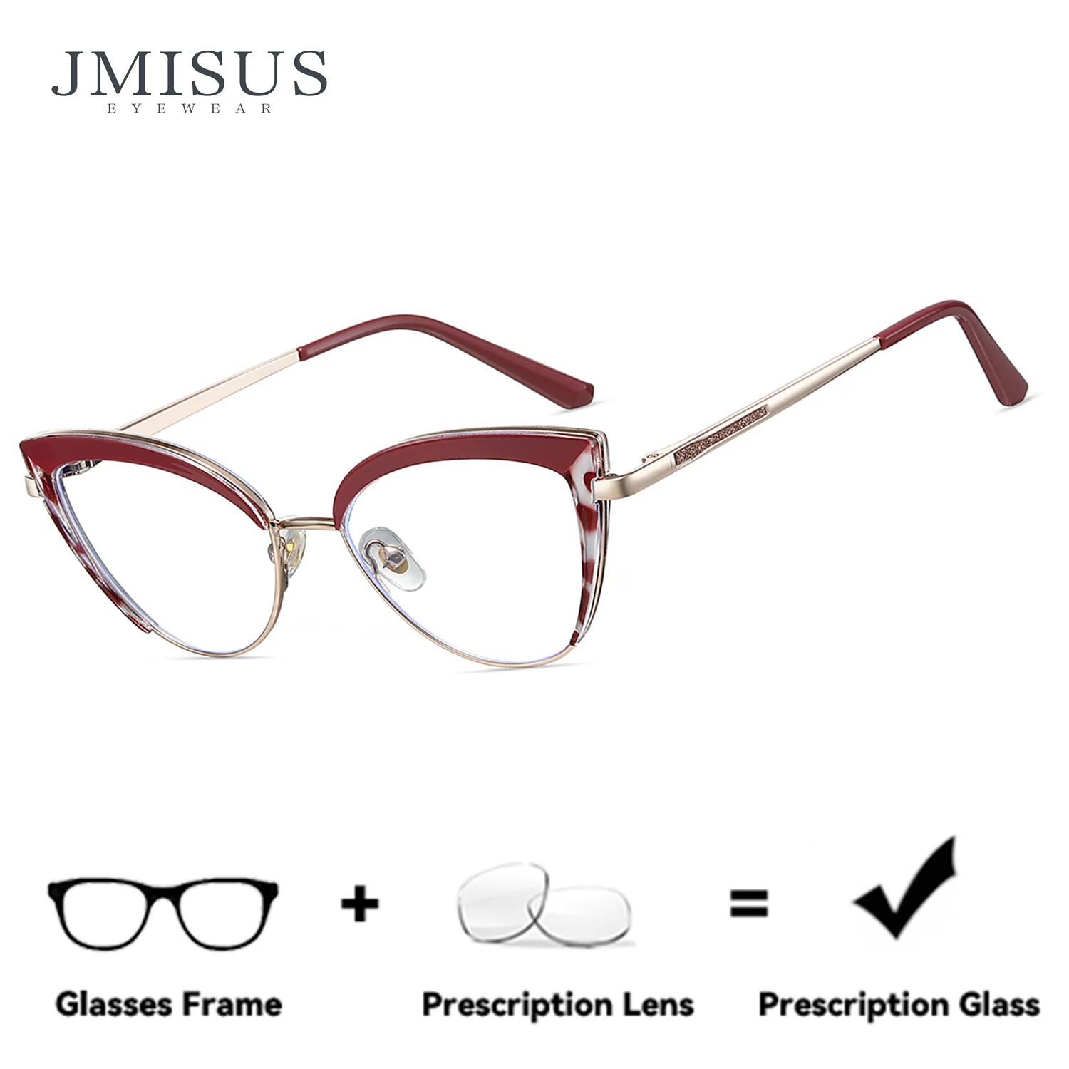 JMISUS Retro Cat Eye Progressive Multifocal Glasses Woman Anti-Blue Light Photochromic Square Prescription Eyewear
JMISUS Retro Cat Eye Progressive Multifocal Glasses Woman Anti-Blue Light Photochromic Square Prescription Eyewear