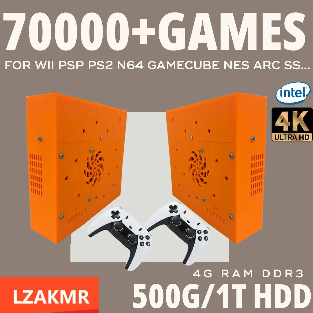 Dual System M8 Plug and Play Retro I3-3110M Game Console 1T HDD 70000+Games For Wii PS2 N64 PSP GameCube N64 Wireless handle
Dual System M8 Plug and Play Retro I3-3110M Game Console 1T HDD 70000+Games For Wii PS2 N64 PSP GameCube N64 Wireless handle