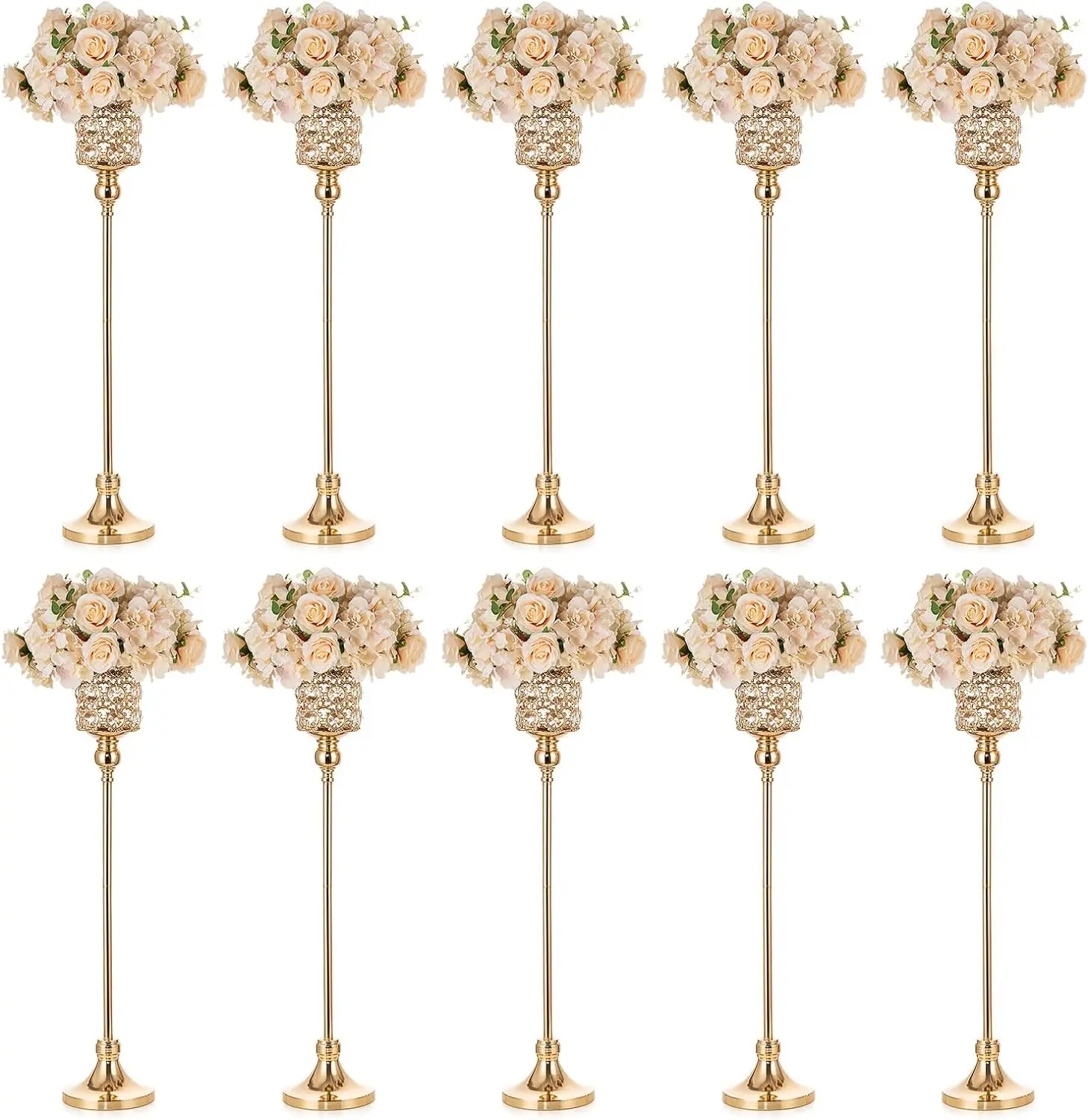 10 Pcs Wedding Table Centerpieces Vase: Gold Vases Crystal Flower Stand Metal Flowers Centerpieces Stands for Weddings Birthday
10 Pcs Wedding Table Centerpieces Vase: Gold Vases Crystal Flower Stand Metal Flowers Centerpieces Stands for Weddings Birthday