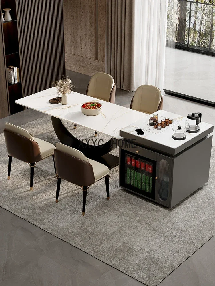 Italian-Style Light Luxury Tea Making Solid Wood Stone Plate Guide Kitchen Island and Dining Table Integrated Household
Italian-Style Light Luxury Tea Making Solid Wood Stone Plate Guide Kitchen Island and Dining Table Integrated Household
