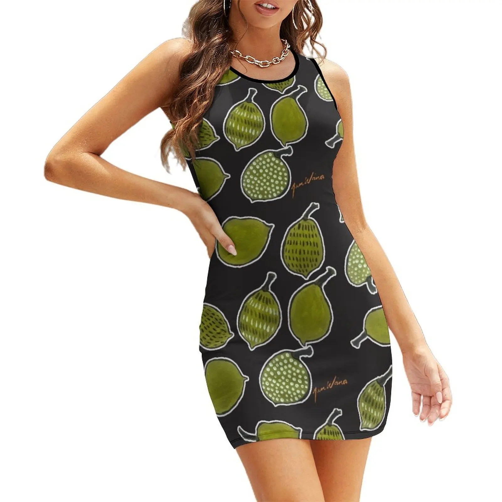 Jumulu - Boab nuts Sleeveless Sundress womans clothing Female clothing chic and elegant woman dress
Jumulu - Boab nuts Sleeveless Sundress womans clothing Female clothing chic and elegant woman dress