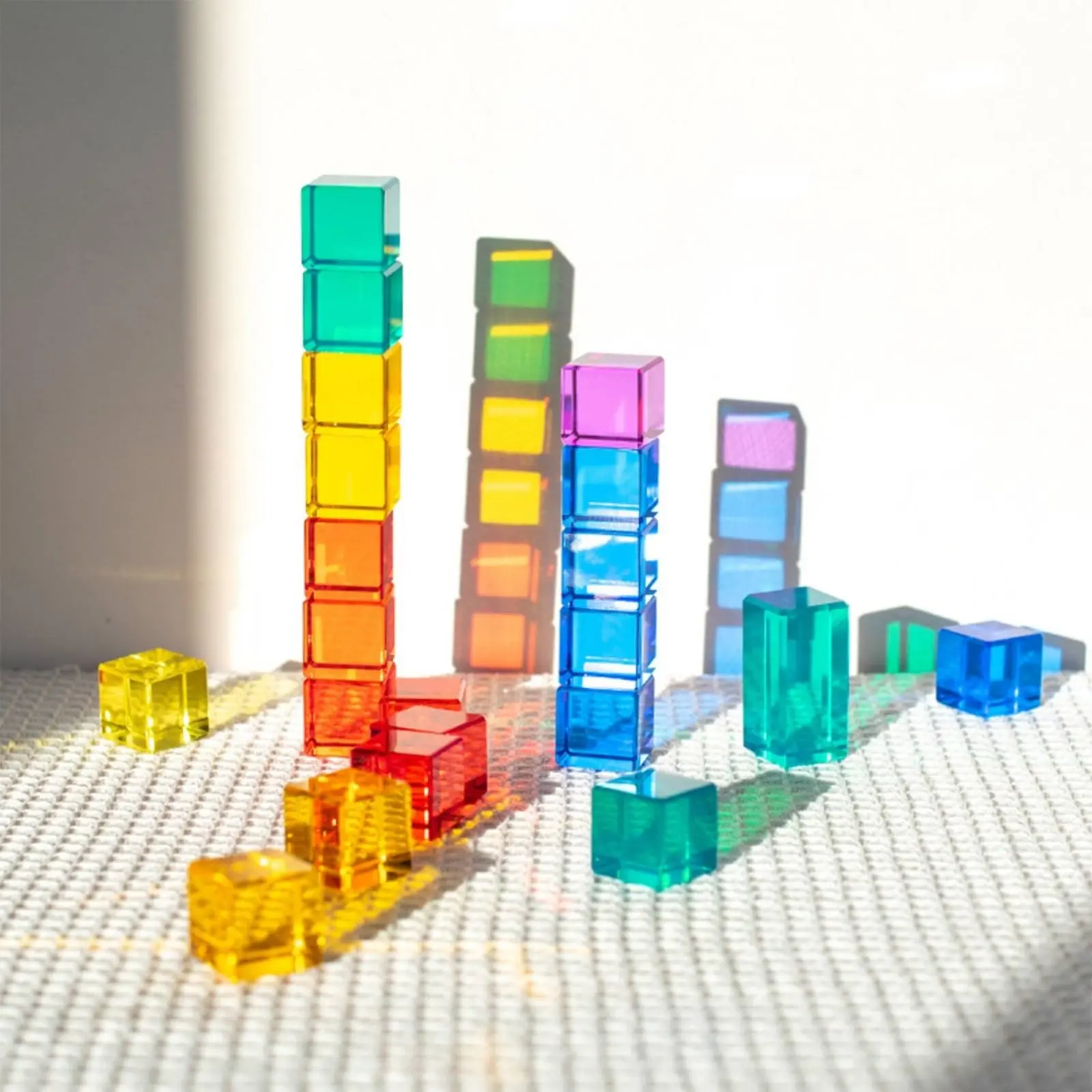 100 Pieces Clear Acrylic Cubes Stackable Crystal Building Blocks Acrylic Cube Blocks Sleek and Burr-without Burrs
100 Pieces Clear Acrylic Cubes Stackable Crystal Building Blocks Acrylic Cube Blocks Sleek and Burr-without Burrs