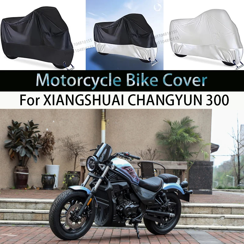 For XIANGSHUAI CHANGYUN-300 Motorcycle Cover Waterproof All Season Dustproof UV Cover Outdoor Moto Scooter Motorbike Rain Cover
For XIANGSHUAI CHANGYUN-300 Motorcycle Cover Waterproof All Season Dustproof UV Cover Outdoor Moto Scooter Motorbike Rain Cover