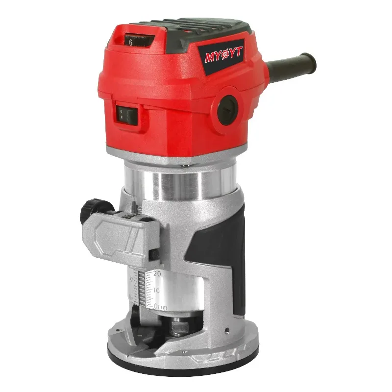 710 watt adjustable speed electric trimmer 12000-30000 rpm, with auxiliary handle, stable operation
710 watt adjustable speed electric trimmer 12000-30000 rpm, with auxiliary handle, stable operation
