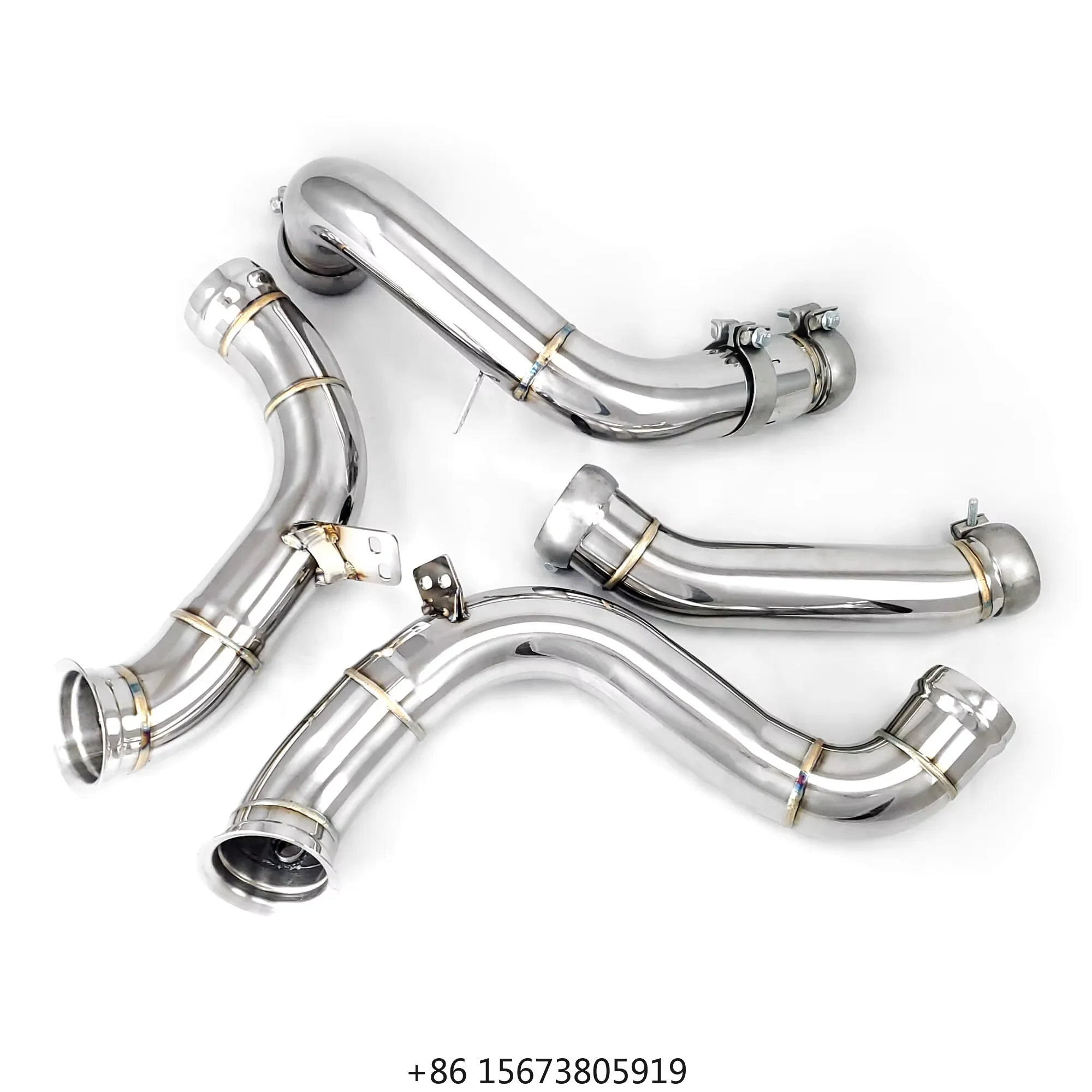 W205 C63 C63S 4.0T 3.5inch Downpipe 3.5inch Diameter Stainless Steel High Flow Boosts Horsepower Heat Resistant High-Performanc
W205 C63 C63S 4.0T 3.5inch Downpipe 3.5inch Diameter Stainless Steel High Flow Boosts Horsepower Heat Resistant High-Performanc