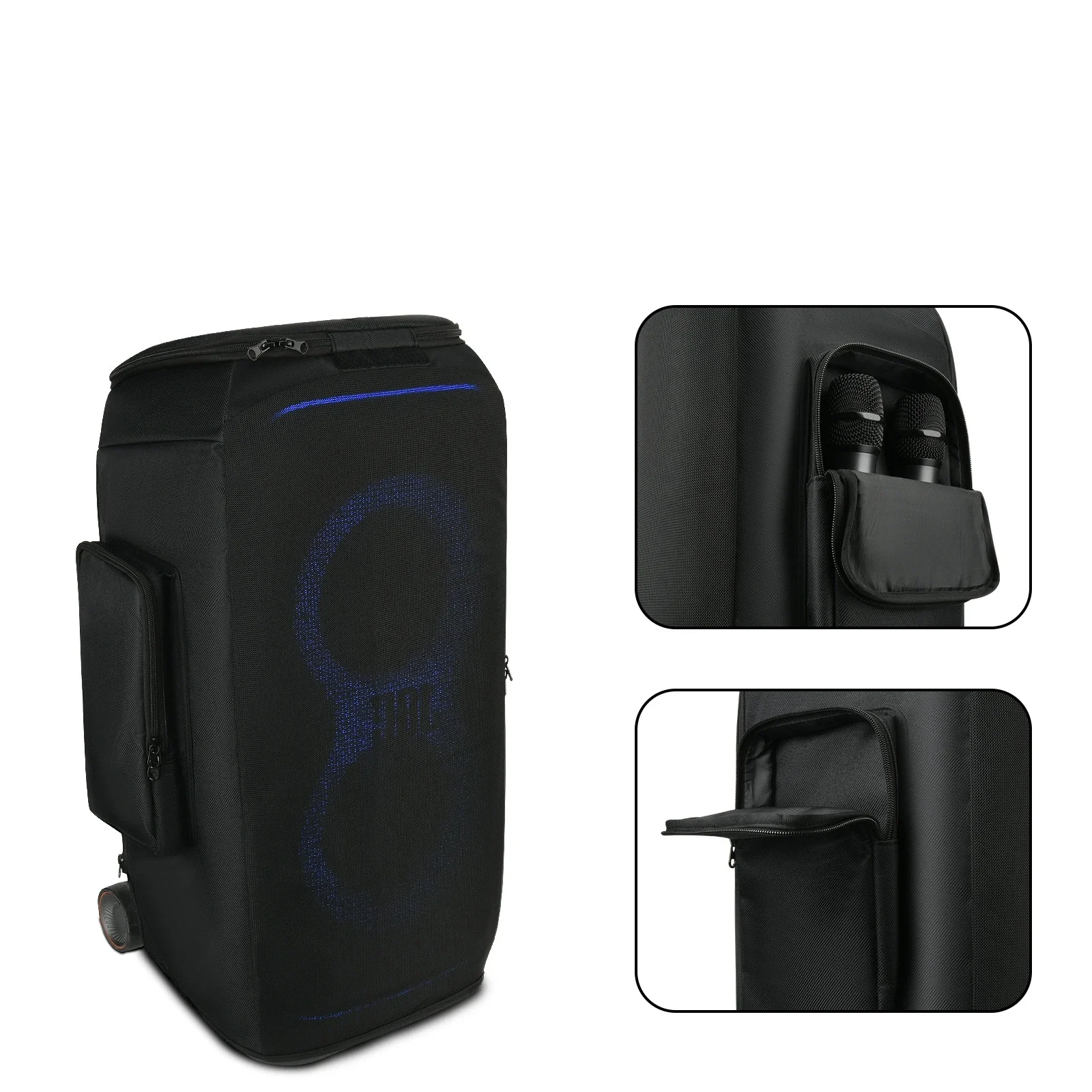 For JBL PARTYBOX STAGE 320 Speaker Case Double Pocket Nylon Mesh Sound Cover Storage Bag Portable Party Speaker Protective Case
For JBL PARTYBOX STAGE 320 Speaker Case Double Pocket Nylon Mesh Sound Cover Storage Bag Portable Party Speaker Protective Case