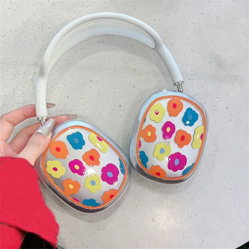 Earphone Flower Earphone Case For Apple Airpods Max Clear Soft Silicone Headphone For Airpods Max Protective Case Accessories
Earphone Flower Earphone Case For Apple Airpods Max Clear Soft Silicone Headphone For Airpods Max Protective Case Accessories
